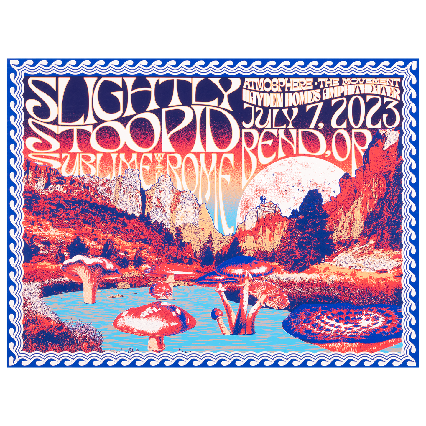 7/7/23 Bend, OR Show Poster by Zoca Studio