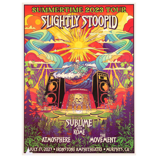 7/13/2023 Murphys, CA Show Poster by Katie Kincade