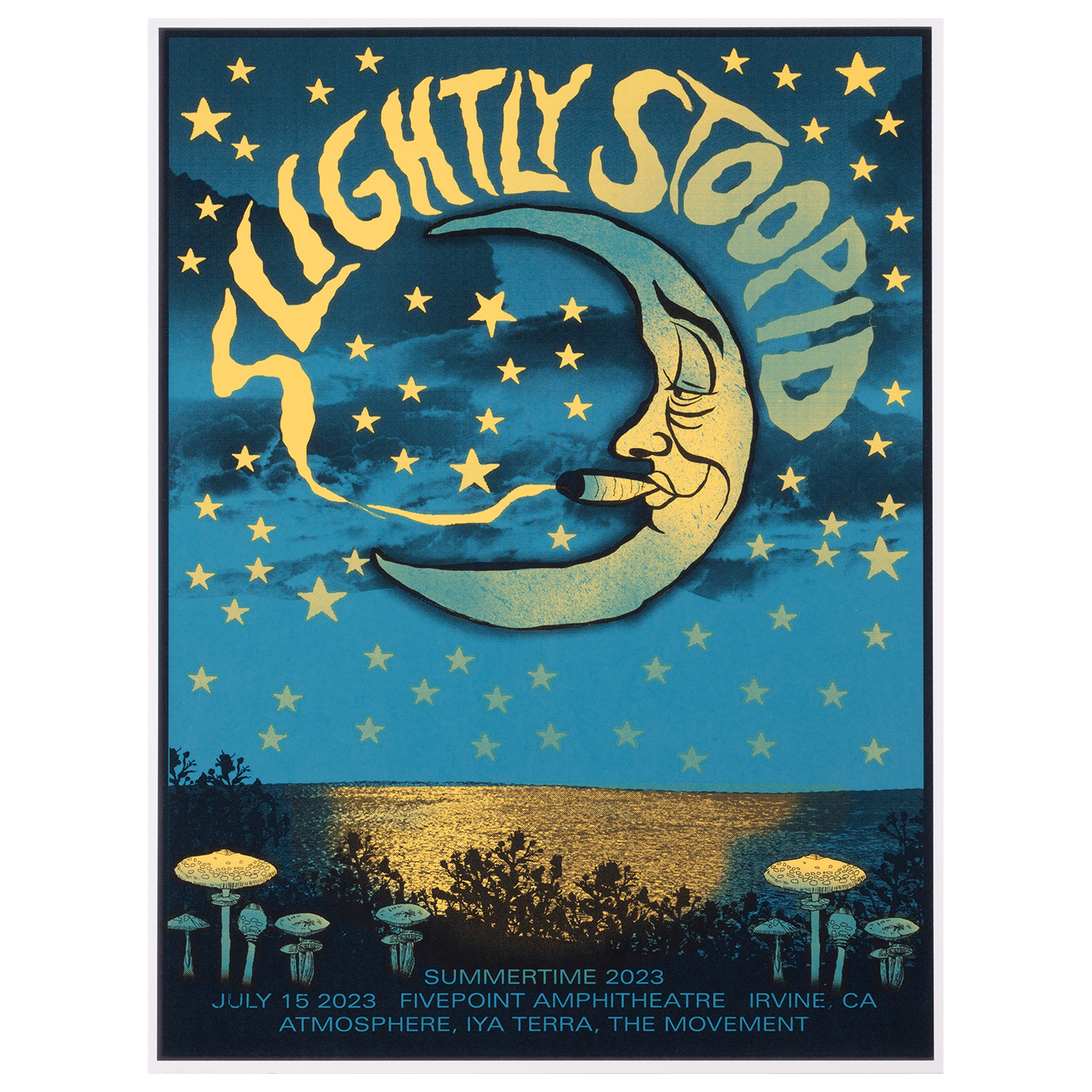 7/15/23 Irvine, CA Show Poster by Methane Studios
