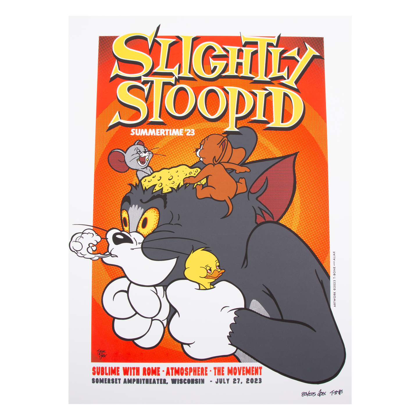 7/27/23 Somerset, WI Show Poster by T-Bone + Aljax