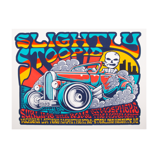 7/29/23 Sterling Heights, MI Show Poster by Nate Duval