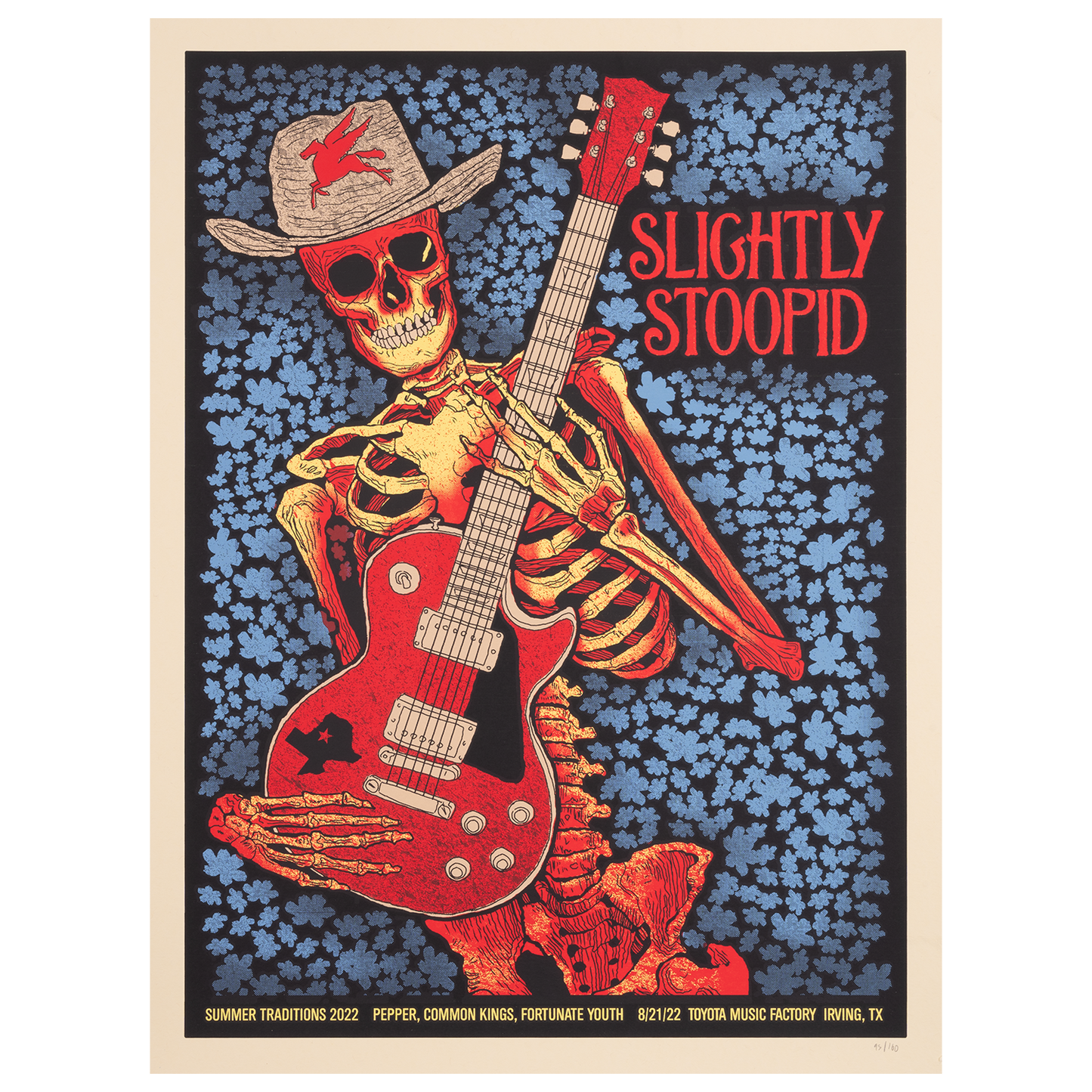 8/21/22 Irving, CA Show Poster Methane Studios