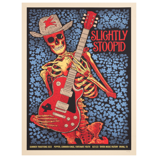 8/21/22 Irving, CA Show Poster Methane Studios