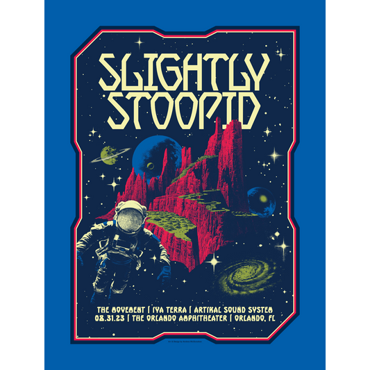 8/31/23 Orlando, FL Show Poster by Andrew McGranahan (Well Traveled)