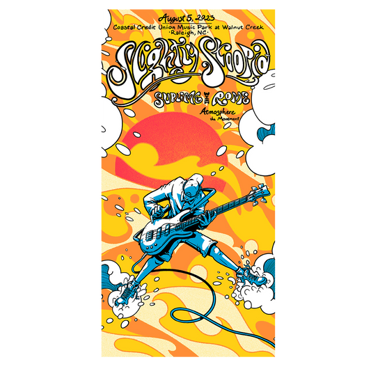 8/5/23 Raleigh, NC Show Poster by James Flames (Well Traveled)