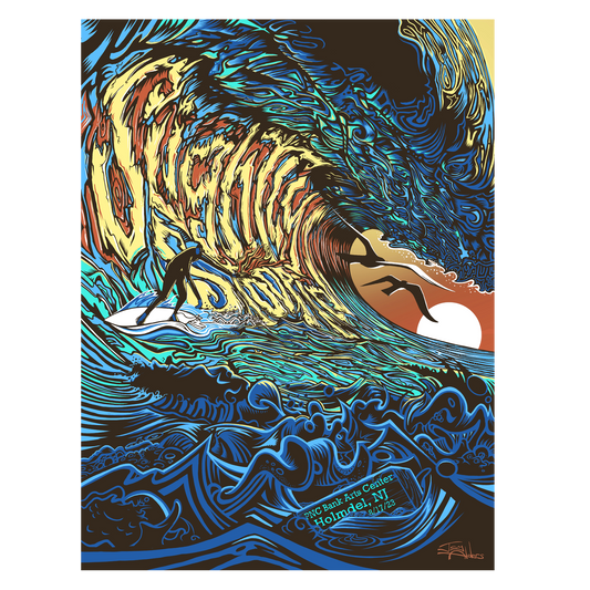 8/17/23 Holmdel, NJ Foil Show Poster by Jay Alders