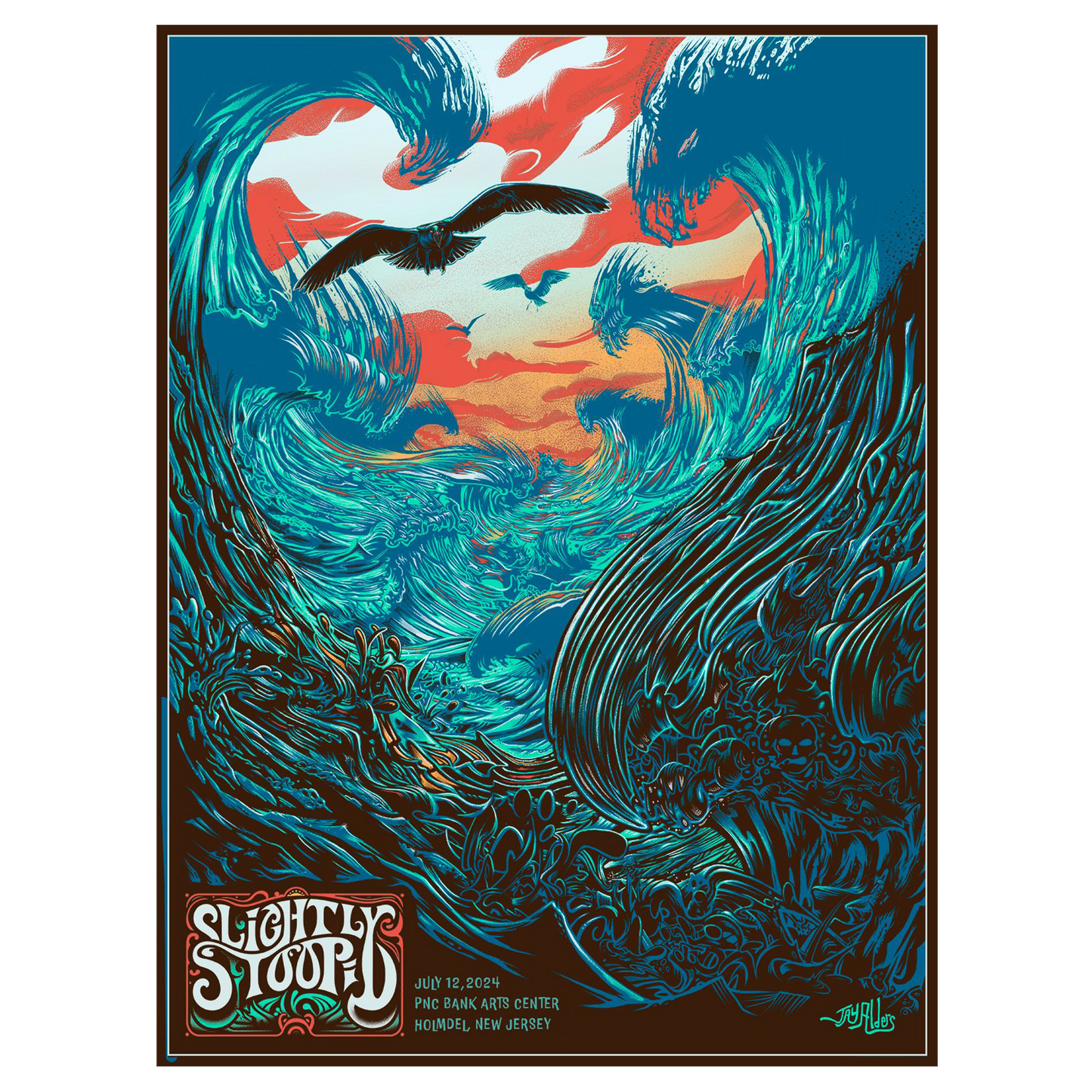 7/12/24 Holmdel, NJ Show Poster by Jay Alders