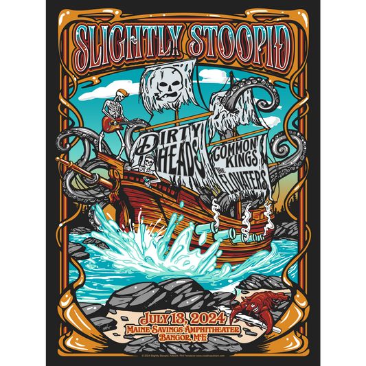 7/13/24 Bangor, ME Show Poster by Phil Fensterer