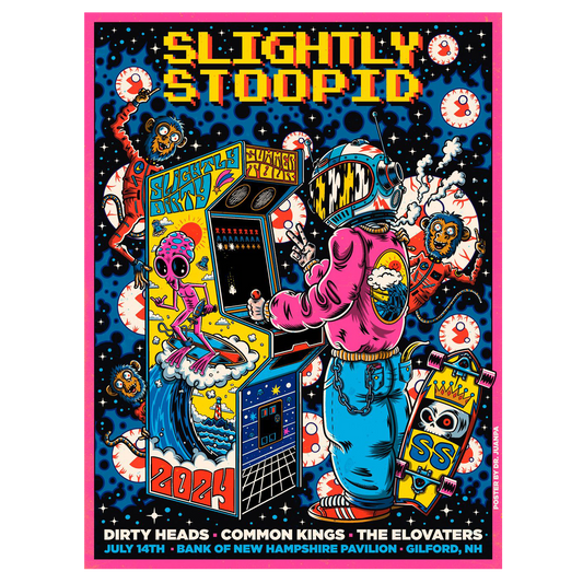 7/14/24 Gilford, NH Show Poster by Dr. Juan Pa