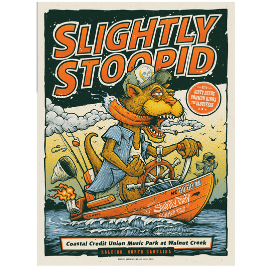 7/26/24 Raleigh, NC Show Poster by Joel (Half Hazard)