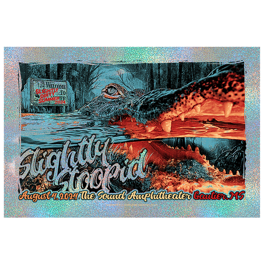 8/4/2024 Gautier, MS Foil Show Poster by JT Luchesse