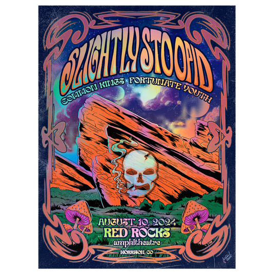 8/10/2024 Morrison, CO Foil Show Poster by Joao Gabriel