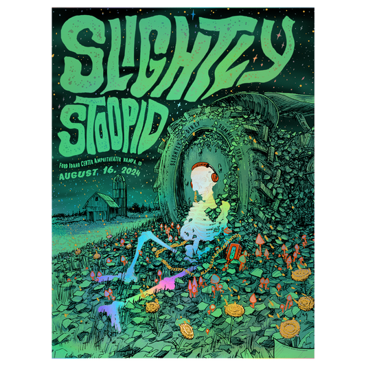 8/16/2024 Nampa, ID Foil Show Poster by Barry Blankenship