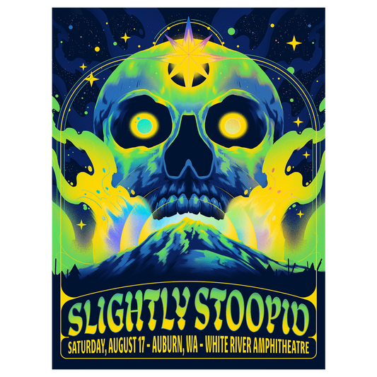 8/17/2024 Auburn, WA Foil Show Poster by Arno Kiss