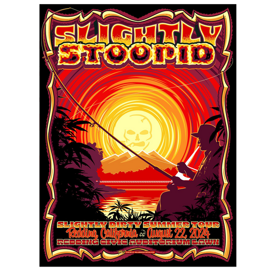 8/22/2024 Redding, CA Show Poster by Bill Green