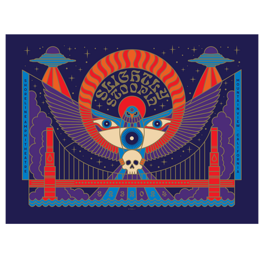 8/23/2024 Mountain View, CA Show Poster by Brian Steely (Well Traveled)