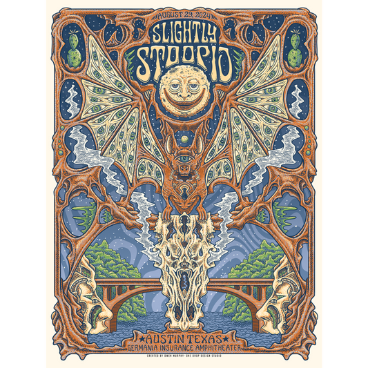 8/29/2024 Austin, TX Show Poster by Owen Murphy
