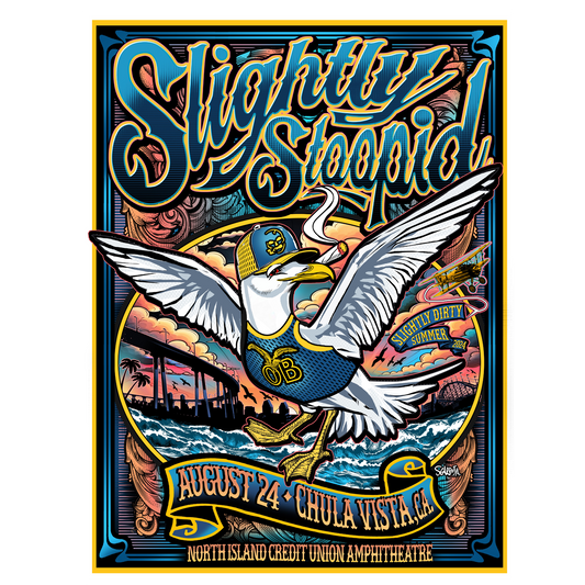 8/24/2024 Chula Vista, CA Show poster by Mark Sgarbossa