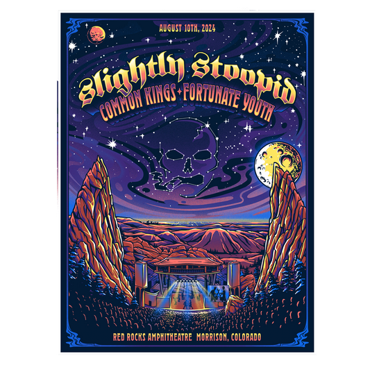 8/10/2024 Morrison, CO Show Poster by Bryan Zellner