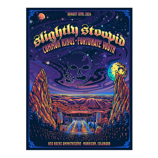 8/10/2024 Morrison, CO Foil Show Poster by Bryan Zellner