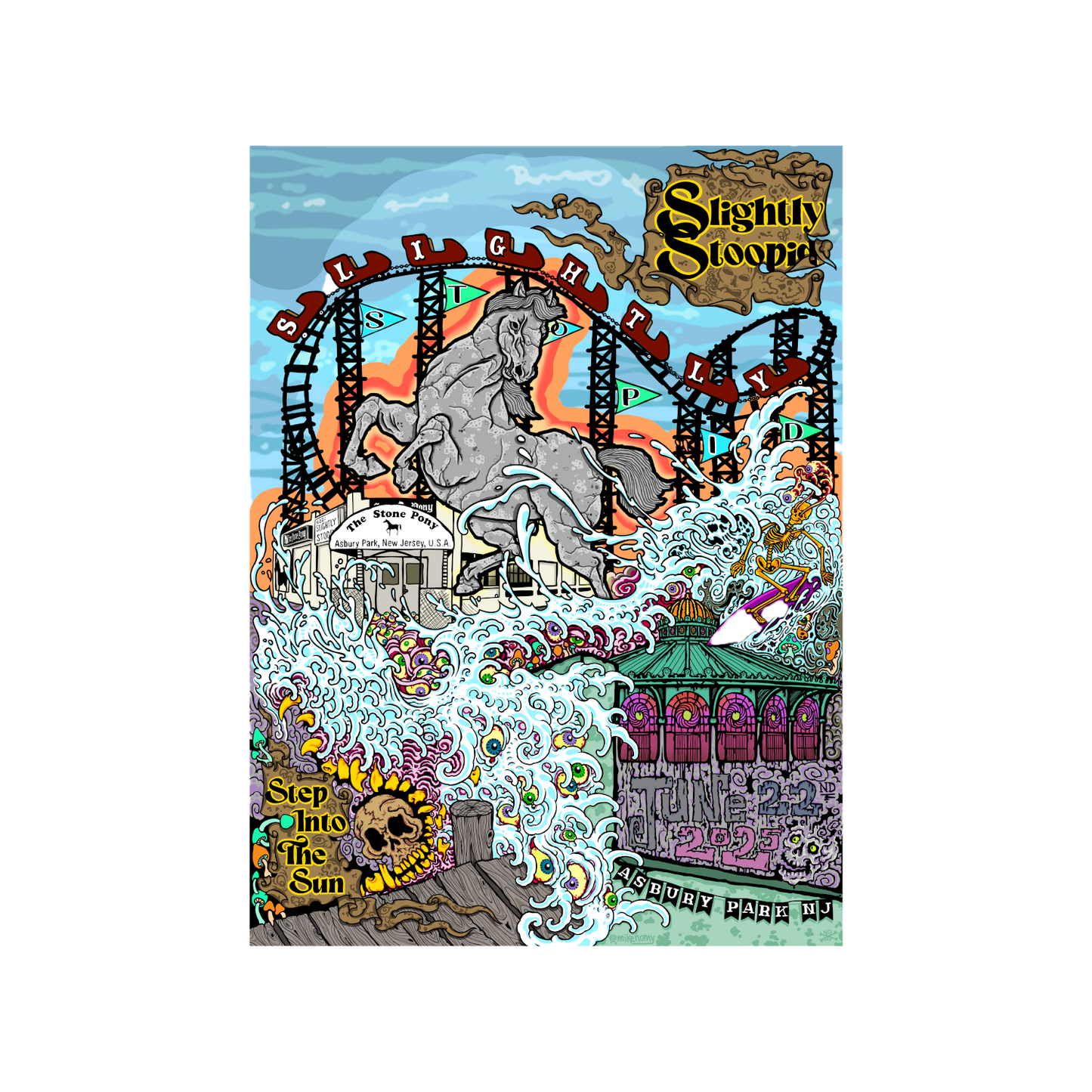 6/22/2025 Asbury Park, NJ Mike Nomi Poster