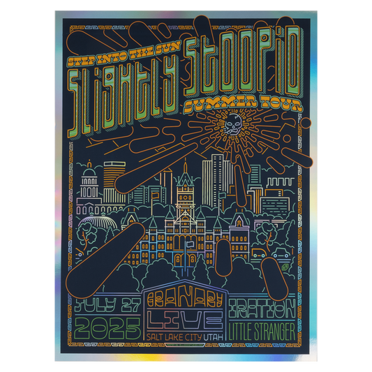 7/27/2025 Salt Lake City, UT Bill Green Foil Poster