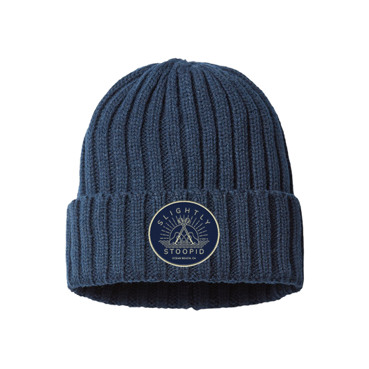 Crossed Guitars Patch Beanie