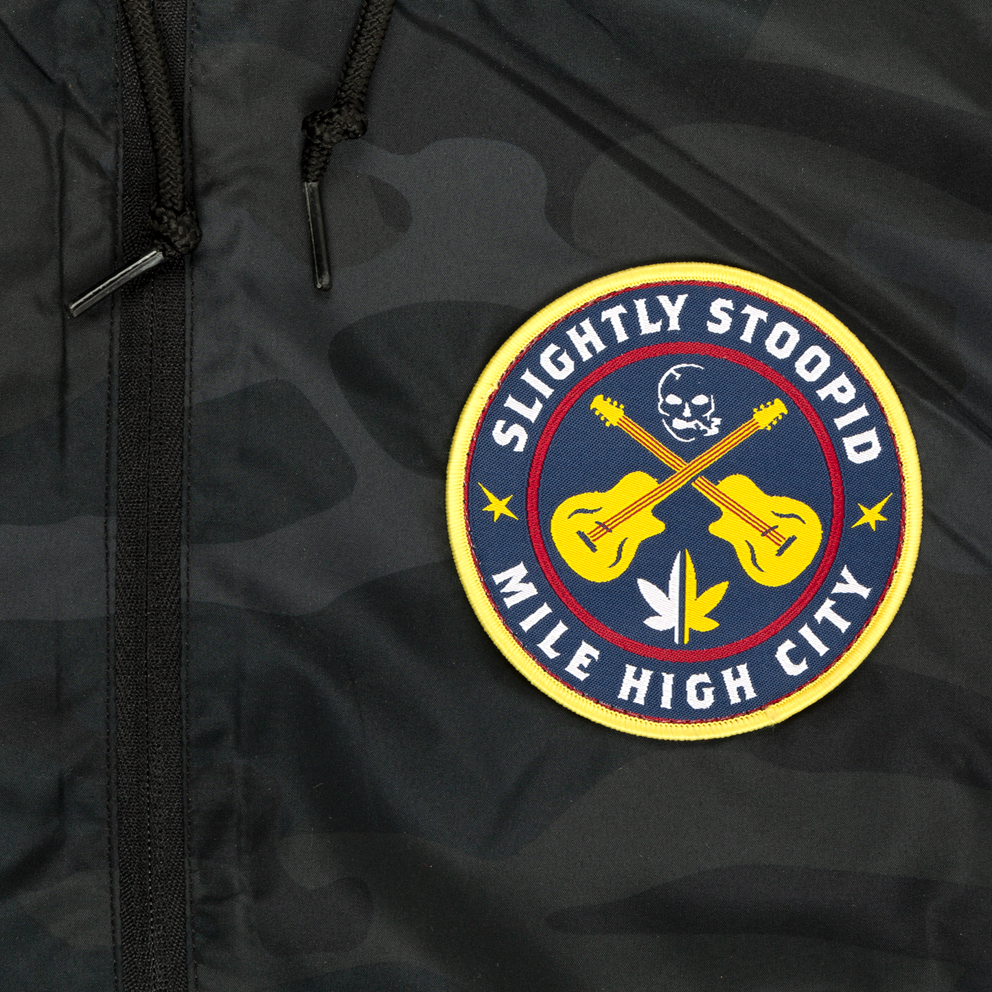 Mile High City Black Nuggets Windbreaker
