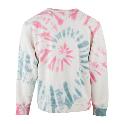 Up On A Plane Ladies Tie Dye Crewneck