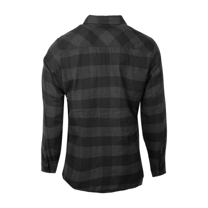 Slightly Stoopid Flannel Shirt (Charcoal Heather/Black)