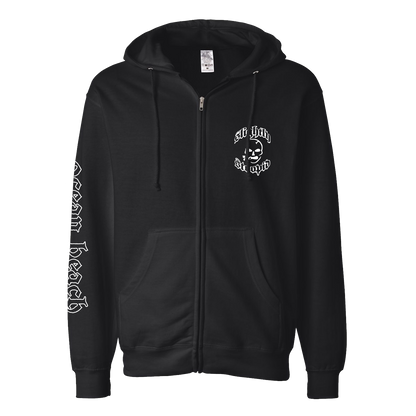 Smoking Skull OG Logo Zip Hoodie