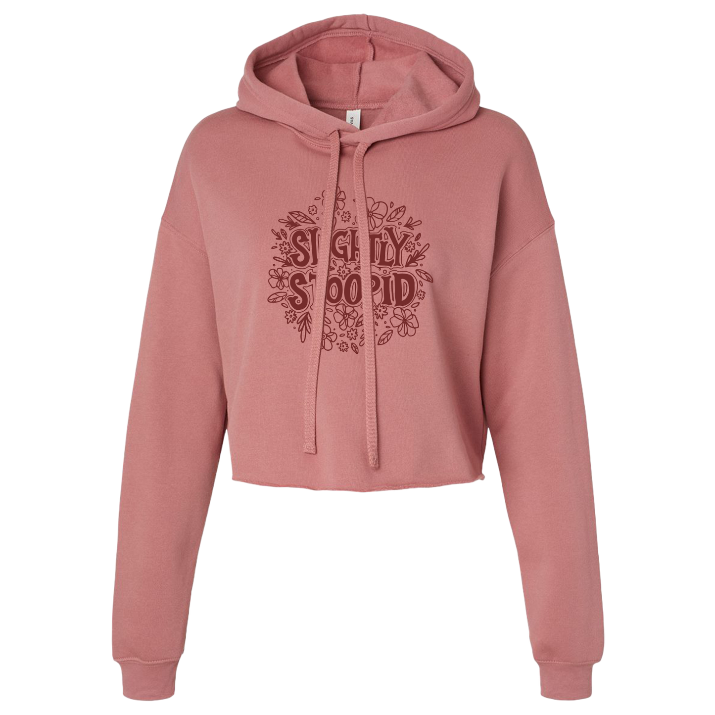 Flowers Crop Hoodie