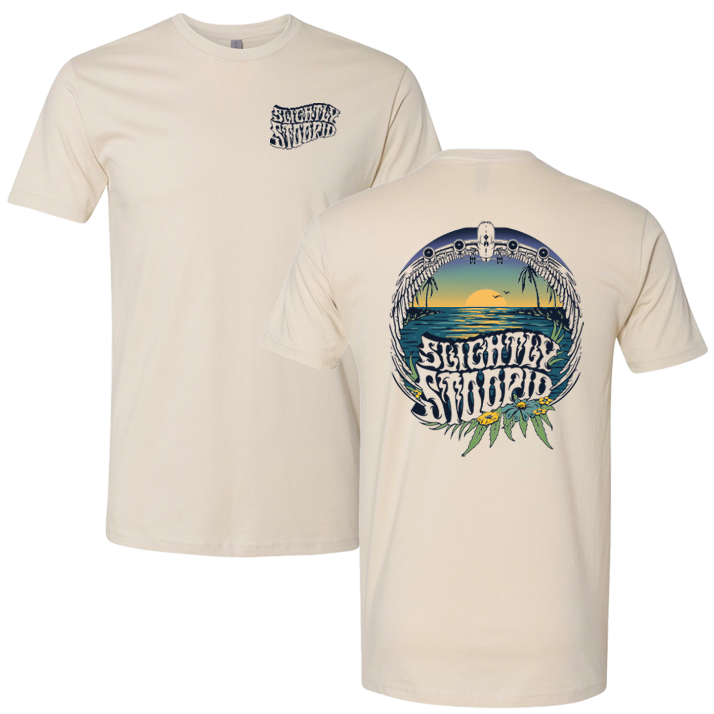 Up On A Plane Tee (Natural)