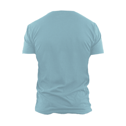 The Longest Barrel Ride Golden Goods Tee (Stonewash Blue)