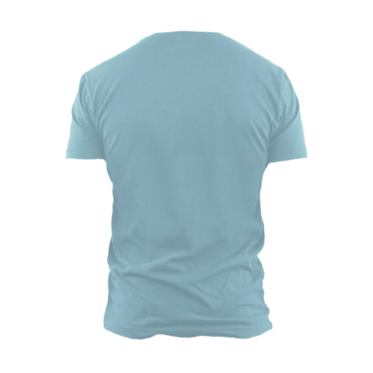 The Longest Barrel Ride Golden Goods Tee (Stonewash Blue)