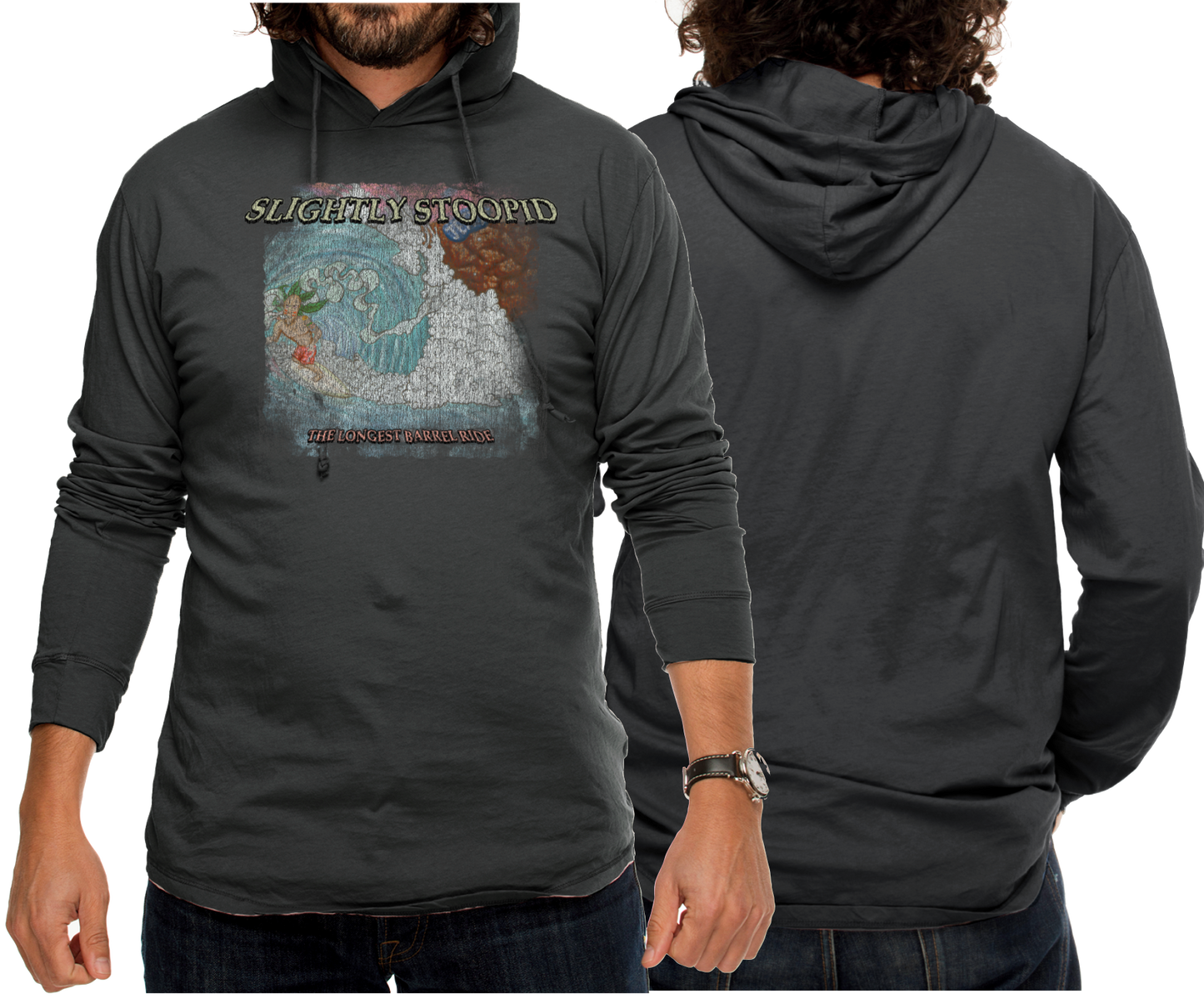 The Longest Barrel Ride Golden Goods Hoodie