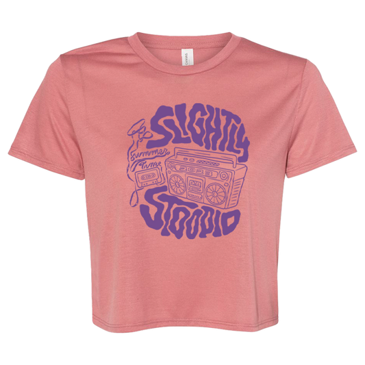 Ladies Cassette Crop Top