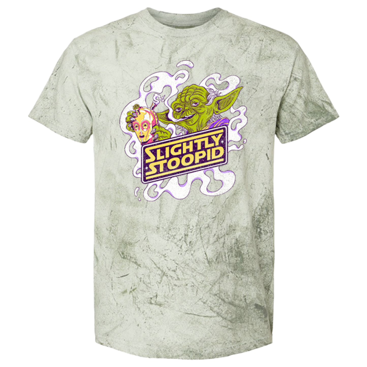 Smoking Yoda Tie Dye Tee