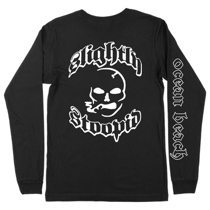 Smoking Skull Long Sleeve Tee