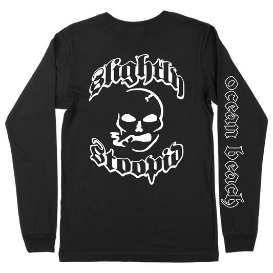Smoking Skull Long Sleeve Tee