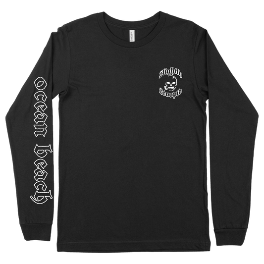 Smoking Skull Long Sleeve Tee