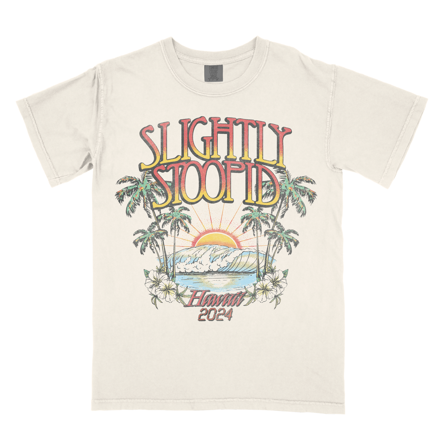 Hawaii 2024 Vintage Summer Beach Tee