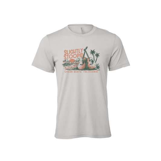 Acoustic Beach Athletic Grey Tee