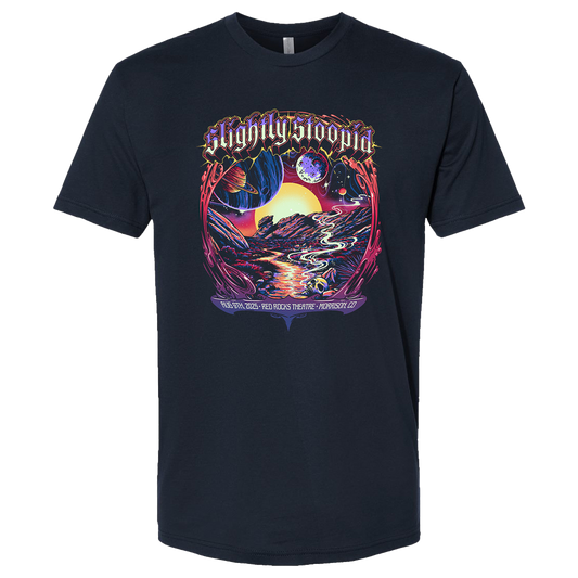 2025 Red Rocks Event Tee Navy