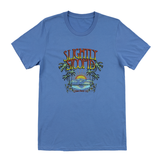 Vintage Summer Beach (Ocean Beach) - Vintage Blue